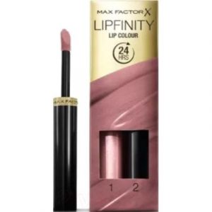 Набор декоративной косметики Max Factor Lipfinity Помада Lip Colour+Блеск Moisturising Top Coat тон 310