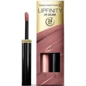 Набор декоративной косметики Max Factor Помада Lipfinity Lip Colour+Блеск Moisturising Top Coat тон 350