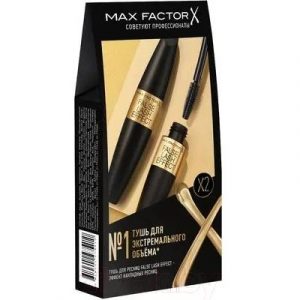 Набор декоративной косметики Max Factor Тушь Max Factor False Lash Effect тон Black 2x13.1мл