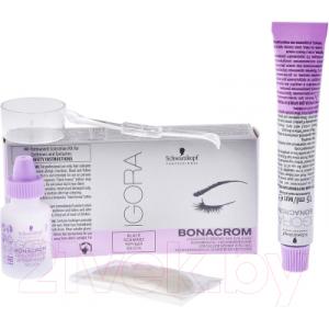 Набор для окрашивания бровей Schwarzkopf Professional Igora д/бровей и ресниц 15мл + лосьон активирующий черный 10мл