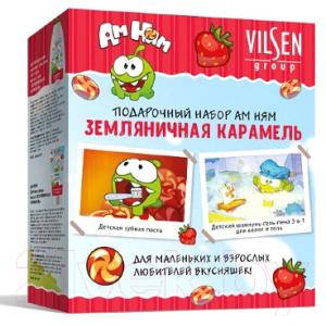 Набор косметики детской Vilsen Ам Ням Земляничная карамель шампунь 300мл+зубная паста 100г