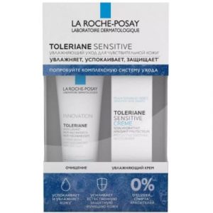 Набор косметики для лица La Roche-Posay Toleriane Крем Сенситив легкий 15мл+Гель-уход очищающий 50мл