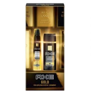 Набор косметики для тела Axe Gold Пена для бритья 2в1+Дезодарант