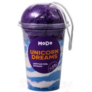 Набор косметики для тела Modum Modo Milkshake Unicorn Dreams Соль для ванны+Мочалка