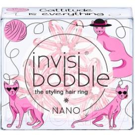 Набор резинок для волос Invisibobble Nano Cattitude Is Everything!