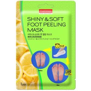 Носки для педикюра Purederm Shiny&Soft Foot Peeling Mask Отшелушивающая