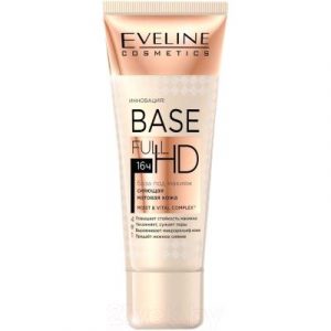 Основа под макияж Eveline Cosmetics Base Full HD осветляющая матирующая