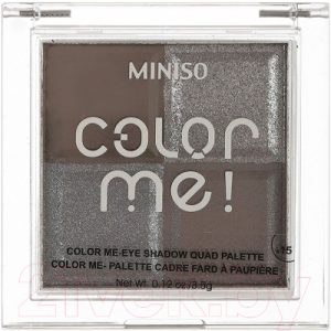 Палетка теней для век Miniso Color Me Quad Palette №15 / 1138