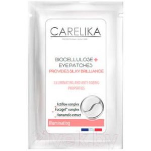 Патчи под глаза Carelika Biocellulose Eye Patches Illuminating