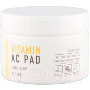 Пэд для лица A'Pieu Vitamin AC Pad витаминный на ватном диске