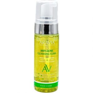 Пенка для умывания Aravia Laboratories Anti-Acne с коллоидной серой и экстрактом женьшеня