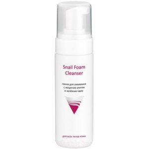 Пенка для умывания Aravia Professional Snail Foam с муцином улитки и зеленым чаем