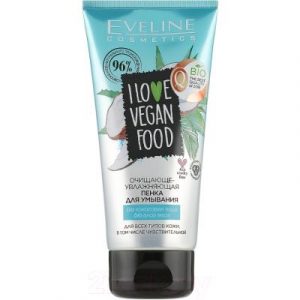 Пенка для умывания Eveline Cosmetics Очищающе-увлажняющая I Love Vegan Food