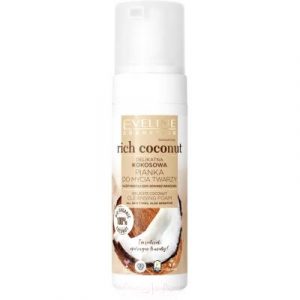 Пенка для умывания Eveline Cosmetics Rich coconut Увлажняющая для лица глаз и губ