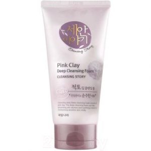 Пенка для умывания Welcos Cleansing Story Foam Cleansing Pink Clay