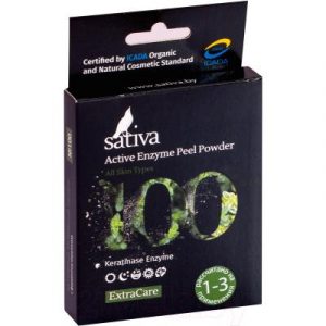 Пилинг для лица Sativa №100 активный энзимный