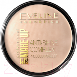 Пудра компактная Eveline Cosmetics Anti Shine Complex Pressed Powder тон 31 transparent