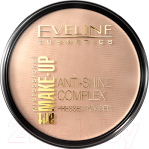 Пудра компактная Eveline Cosmetics Anti Shine Complex Pressed Powder тон 34 medium beige