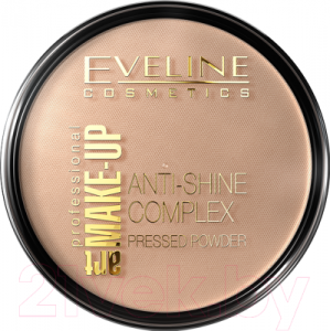 Пудра компактная Eveline Cosmetics Anti Shine Complex Pressed Powder тон 35 golden beige