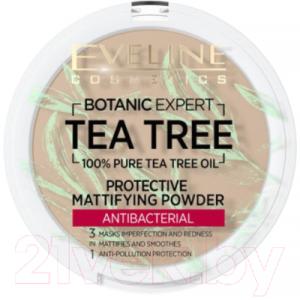 Пудра компактная Eveline Cosmetics Botanic Expert Матирующая антибактериальная №003 Light Beige