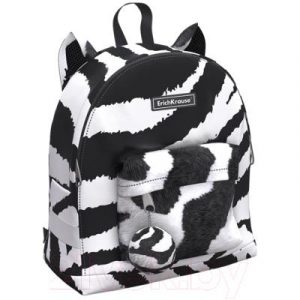 Рюкзак Erich Krause EasyLine Animals 6L Fluffy Zebra / 54693