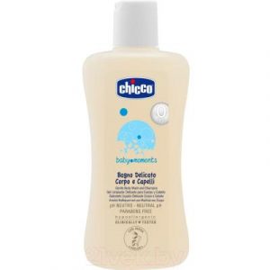 Шампунь детский Chicco Baby Moments детский без слез с овсом