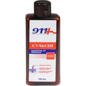 Шампунь для волос 911 Ваша служба спасения Сульсен 1%