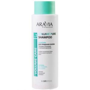 Шампунь для волос Aravia Professional д/придания объема тонким и склон. к жирности волос