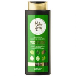 Шампунь для волос Belita Pure Green Против перхоти Себонормализующий уход и объем