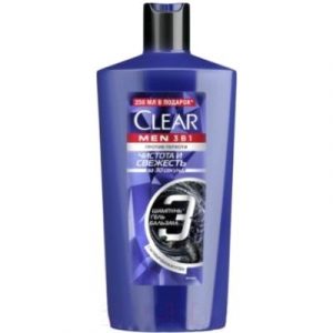 Шампунь для волос Clear Men 3в1 Чистота и свежесть