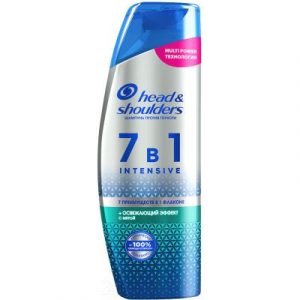 Шампунь для волос Head & Shoulders 7в1 Intensive+ Освежающий эффект Против перхоти