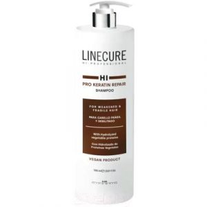 Шампунь для волос Hipertin Linecure Pro Keratin Repair Shampoo Для сухих и вьющихся волос