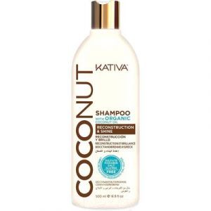 Шампунь для волос Kativa Coconut Восстанавливающий для поврежденных волос