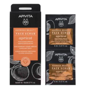 Скраб для лица Apivita Express Face Scrub for Gent.Exfoliation Apricot