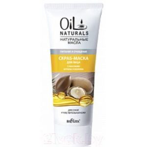 Скраб для лица Belita Oil Naturals с маслами Арганы и Жожоба