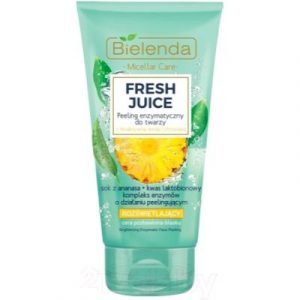 Скраб для лица Bielenda Fresh Juice ананас энзимный придающий блеск
