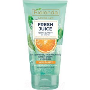 Скраб для лица Bielenda Fresh Juice апельсин увлажняющий сахарный