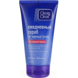 Скраб для лица Clean & Clear Ежедневный от черных точек