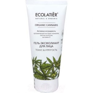 Скраб для лица Ecolatier Green Cannabis Гель-Эксфолиант