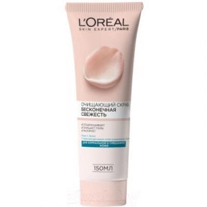Скраб для лица L'Oreal Paris Dermo Expertise бесконечная свежесть для норм. смешан.кожи