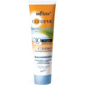 Сливки солнцезащитные Belita Солярис Водостойкие SPF30