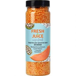 Соль для ванны Fresh Juice Superfood Baobab & Caribbean Gold Melon