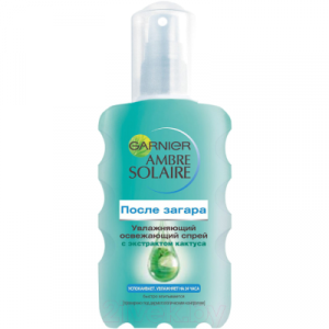 Спрей после загара Garnier Ambre Solaire освежающий с экстрактом кактуса