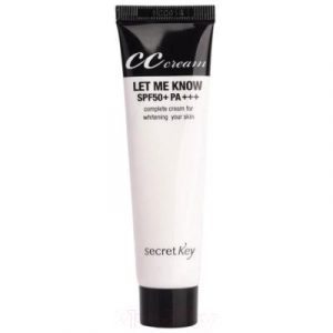 СС-крем Secret Key Let Me Know Cc Cream SPF50+ PA+++ увлажняющий