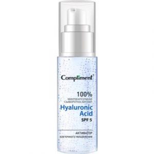 Сыворотка для лица Compliment Hyaluronic Acid микрокапсульная д/лица шеи зоны декольте