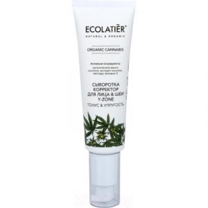 Сыворотка для лица Ecolatier Green Cannabis Y-Zone Корректор