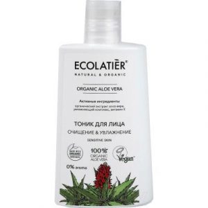 Тоник для лица Ecolatier Green Aloe Vera Очищение и Увлажнение