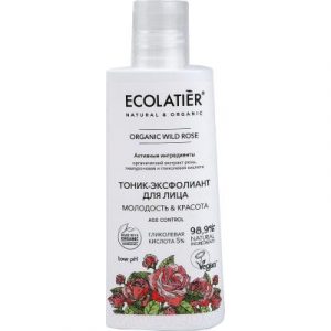 Тоник для лица Ecolatier Green Wild Rose эксфолиант