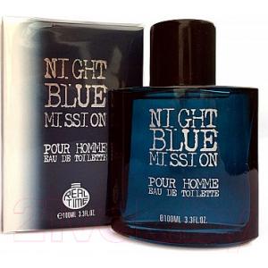 Туалетная вода Real Time Night Blue Mission Men