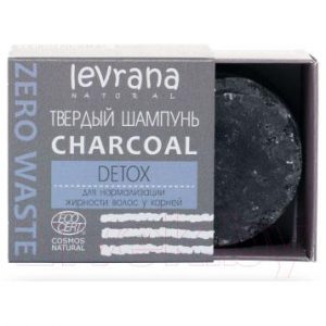 Твердый шампунь для волос Levrana Сharcoal детокс